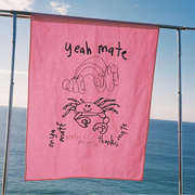 YEAH MATE WALL ART - pink