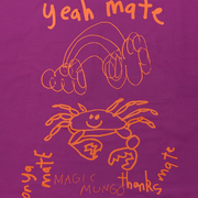 YEAH MATE WALL ART - Magenta